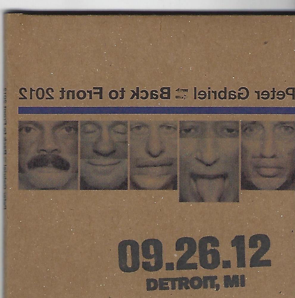 2 CD's - Peter Gabriel - Live in Detroit 2012, Cd's en Dvd's, Cd's | Rock, Nieuw in verpakking, Poprock, Verzenden