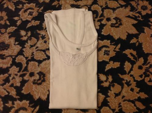 Dames onderhemdje wit maat 42 in katoen 100%, Kleding | Dames, Ondergoed en Lingerie, Hemd, Wit, Ophalen of Verzenden