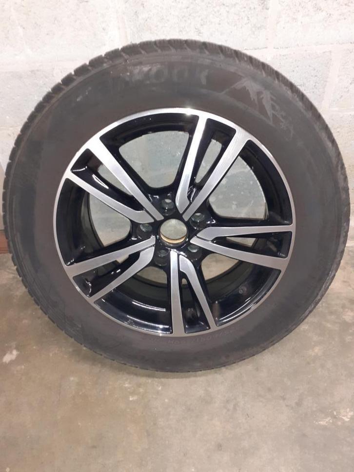 set aluminium velgen 17'' met winterbanden, Auto-onderdelen, Banden en Velgen, Velg(en), Winterbanden, 17 inch, 225 mm, Gebruikt