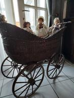oude kinderwagen en 5 oude poppen, Antiek en Kunst, Antiek | Overige Antiek, Ophalen