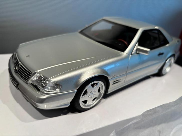 Otto mobile 1/18 mercedes benz sl73 amg argent, Hobby en Vrije tijd, Modelauto's | 1:18, Nieuw, Auto, OttOMobile, Ophalen of Verzenden