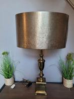 Grote koperen antieke tafellamp in zeer goeie staat, Huis en Inrichting, Lampen | Tafellampen, Zo goed als nieuw, Ophalen