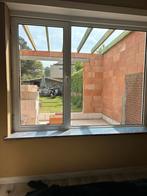 Aluminium raam dubbel glas, Doe-het-zelf en Bouw, Raamkozijnen en Schuifdeuren, Ophalen, Zo goed als nieuw, Aluminium