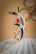 Épingle de poitrine, Envoi, Utilisé, Jaune, Autres matériaux