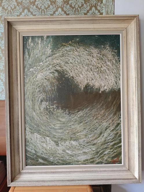 Marcel Ameel „The Wave”, Antiek en Kunst, Kunst | Schilderijen | Klassiek, Ophalen