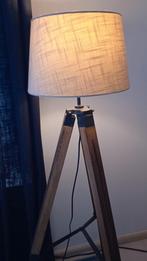 Landelijk Vloerlamp, Maison & Meubles, Lampes | Lampadaires, Comme neuf, Bois, Enlèvement