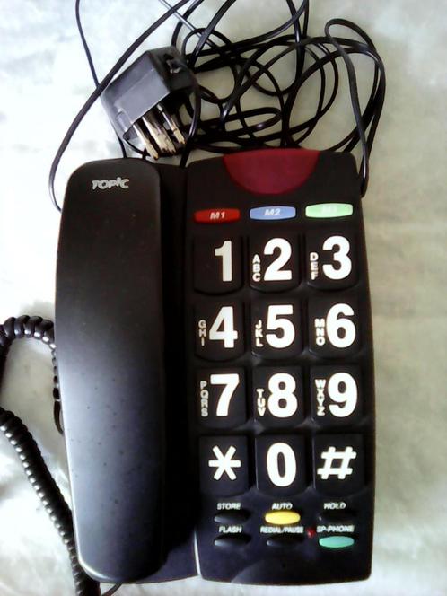 Telefoon met grote toetsen , NIEUW, Telecommunicatie, Vaste telefoons | Handsets en Draadloos, Ophalen