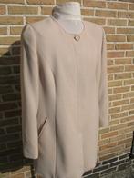Klassieke beige jas: maat 48, Enlèvement ou Envoi, Beige, Veste ou Manteau