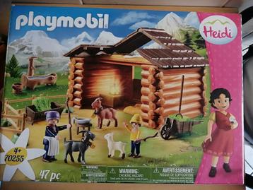 Playmobil Heidi Peter avec étable de chèvres (incomplet) beschikbaar voor biedingen