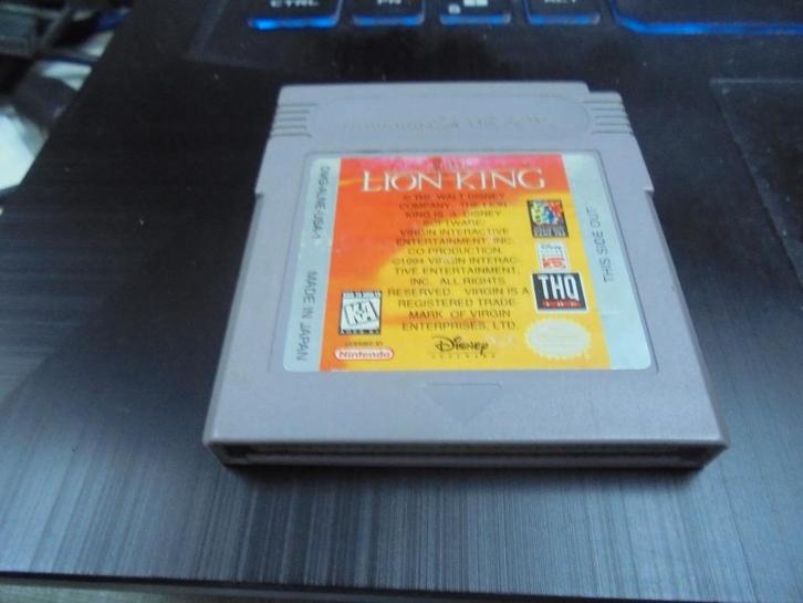 Game boy The lion king (orig), Games en Spelcomputers, Games | Nintendo Game Boy, Gebruikt, Verzenden