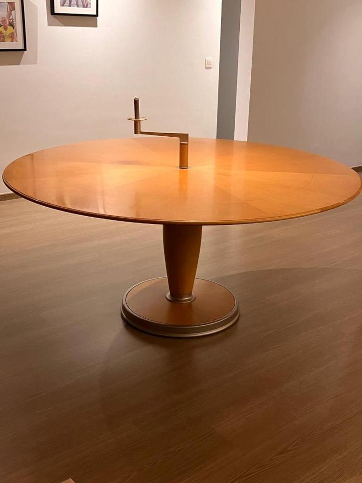 Giorgetti by Chi Wing Lo eettafel, Huis en Inrichting, Tafels | Eettafels, Gebruikt, Vijf personen of meer, Rond, Overige houtsoorten