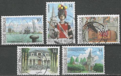 Belgie 1990 - Yvert/OBP 2377-2381 - Toerisme (ST), Postzegels en Munten, Postzegels | Europa | België, Gestempeld, Gestempeld