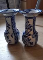 vases bleus Petrus Regout &co Maastricht   * 2 pièces, Enlèvement