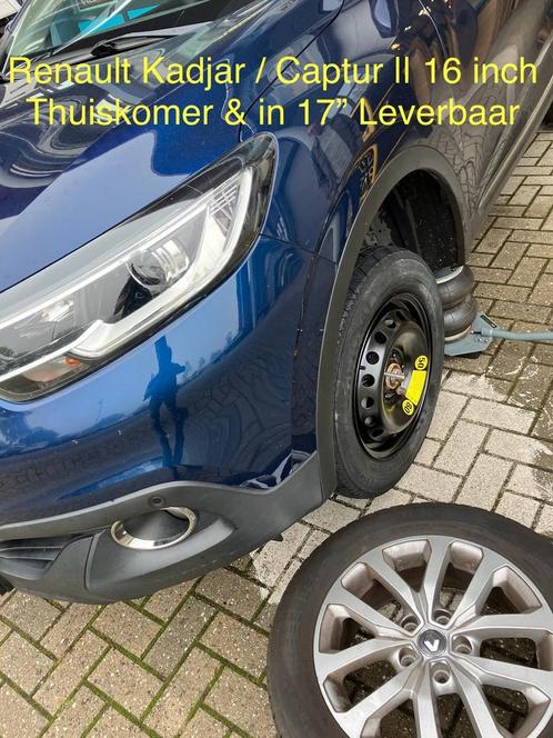 Reservewiel Thuiskomer RENAULT Captur Scenic Kadjar Espace <, Auto-onderdelen, Banden en Velgen, Banden en Velgen, Zomerbanden