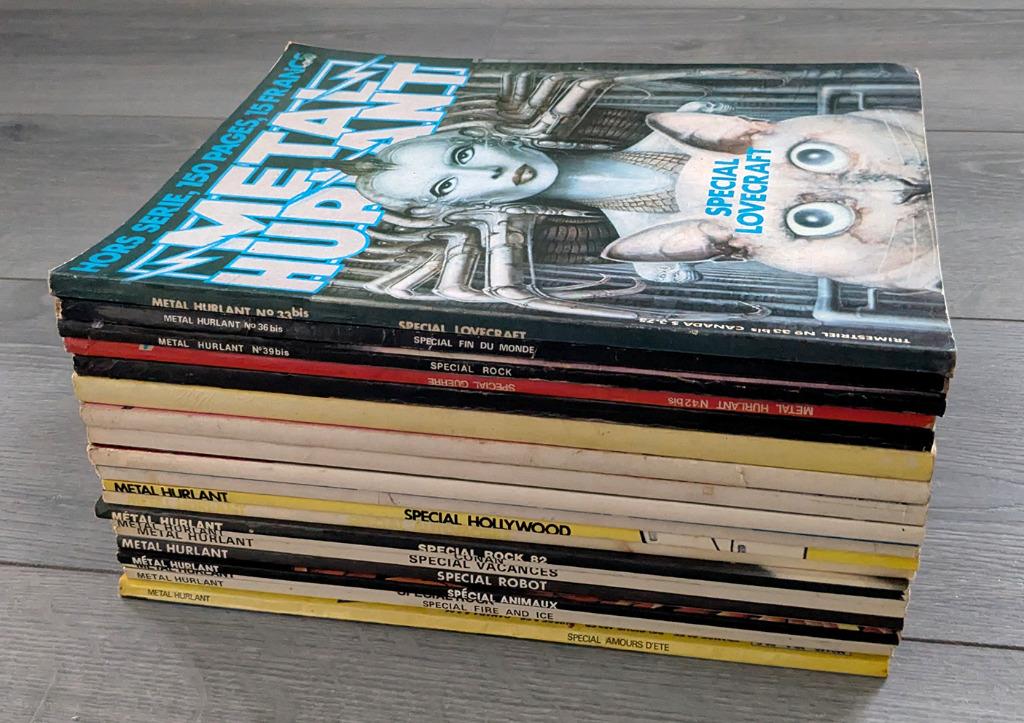 Métal Hurlant – Hors-Séries – 20 premiers périodiques – EO, Livres, Enlèvement ou Envoi