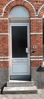 Voordeur wit, Doe-het-zelf en Bouw, Deuren en Vliegenramen, Ophalen, Gebruikt, Glas