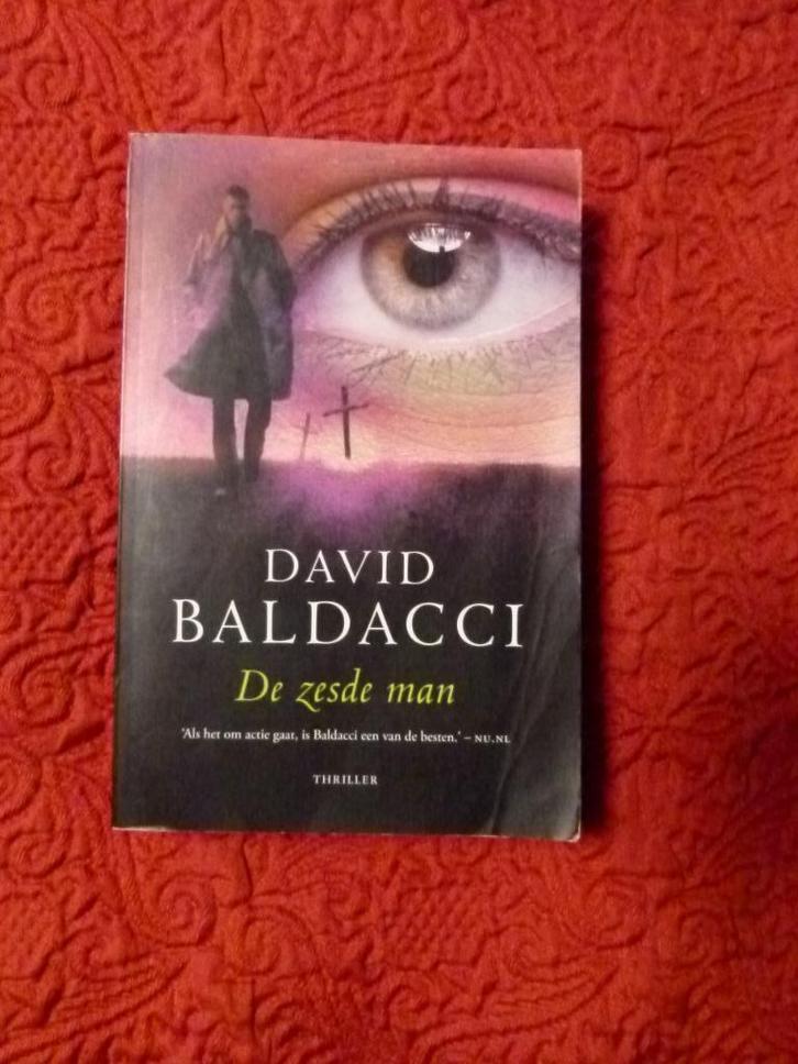 "De zesde man" David Baldacci, Boeken, Thrillers, Gelezen, Ophalen of Verzenden