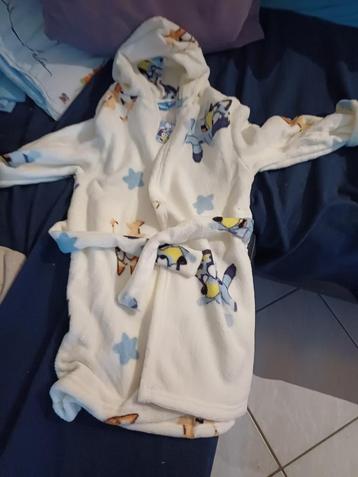 kinder badjas kamerjas  in fleece maat 104/110  beschikbaar voor biedingen