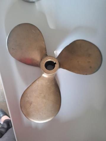 koperen bootpropeller diameter 31cm . 2649 g., Enlèvement, Utilisé