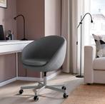 Chaise de bureau SKRUVSTA IKEA pivotante, Vissle gris, Maison & Meubles, Chaise de bureau, Enlèvement, Utilisé, Gris