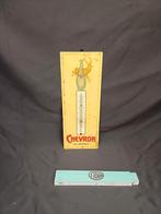 Chevron thermoneter blik, Verzamelen, Ophalen of Verzenden