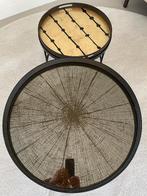 Tafeltjes Ethnicraft (Abitare), Huis en Inrichting, Ophalen, Gebruikt, Rond, 50 tot 100 cm