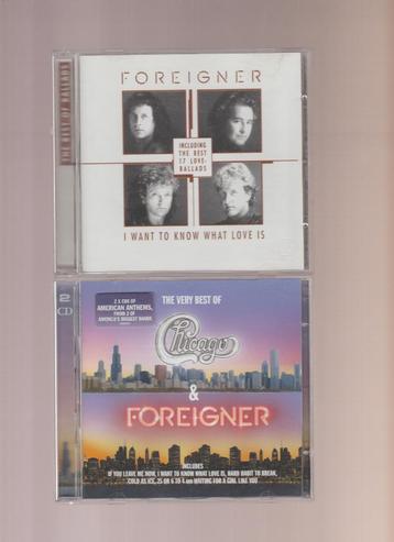 Coffret de 3 CD Rock Foreigner + Chicago 