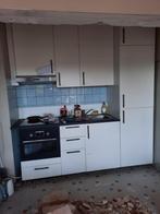 Keuken, Ophalen, Gebruikt, Crème, Enkelwandige keuken