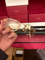 Lunettes cartier 4saison brun, Handtassen en Accessoires, Zonnebrillen en Brillen | Heren, Ophalen, Zo goed als nieuw, Bruin, Bril