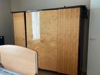 Vintage slaapkamerensemble jaren ‘70 - kast-boudoir-spiegel, Huis en Inrichting, Slaapkamer | Complete slaapkamers, Ophalen, Gebruikt