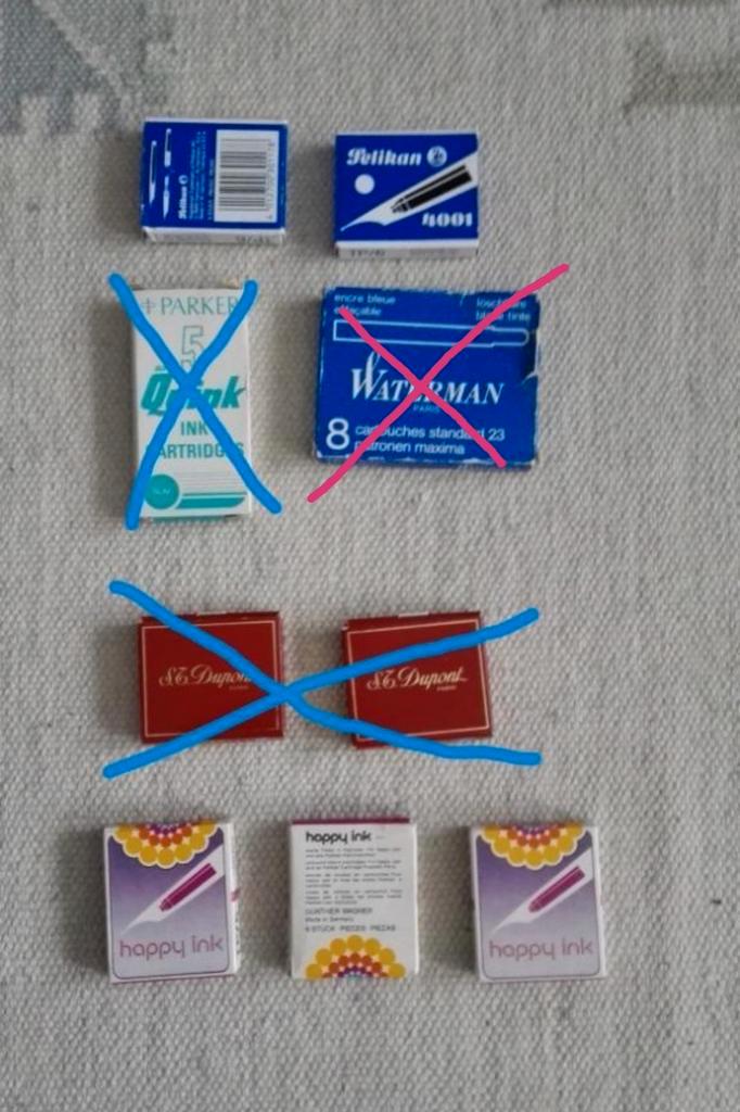 inktpatronen voor vulpennen, Verzamelen, Pennenverzamelingen, Nieuw, Parker, Ophalen of Verzenden