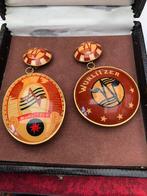Wurlitzer oorclips ( oorbellen) jaren ‘50 & ‘60, Verzamelen, Ophalen of Verzenden, Zo goed als nieuw, Wurlitzer