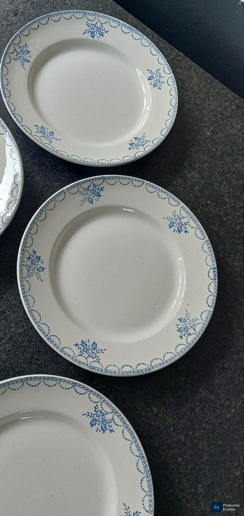 6 borden Céranord St Amand, Antiek en Kunst, Antiek | Servies los, Ophalen of Verzenden