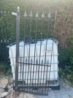 Smeedijzeren poort met slot en deur., Tuin en Terras, Tuinhekken en Hekwerk, Ophalen, Gebruikt