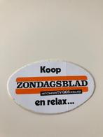 Sticker Zondagsblad - TV-GIDS, Verzamelen, Ophalen of Verzenden
