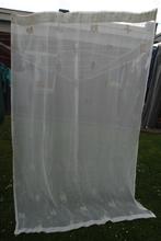 1 rideau blanc crème H 2m10 x l 1m30 à froncer Très Bon Etat, 150 à 200 cm, Comme neuf, 200 cm ou plus, Chinois