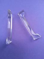 Art Deco glazen messenleggers. 2 sets van 6 stuks, Ophalen of Verzenden