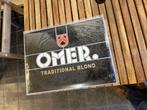 Omer bord plaat metaal traditional blond, Verzamelen, Ophalen of Verzenden, Nieuw, Reclamebord, Plaat of Schild, Overige merken