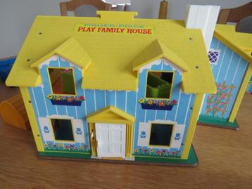 Poppenhuis van Fisher Price disponible aux enchères