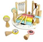 Houten muziekcentrum rond Pastel I'm Toy, Ophalen of Verzenden, Nieuw, Kraamcadeau