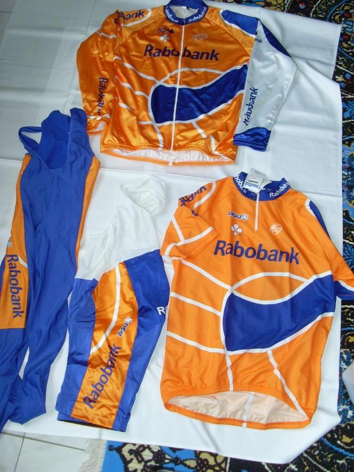 Authentieke retro wieleruitrusting profteam RABO BANK -, Fietsen en Brommers, Fietsaccessoires | Fietskleding, XXL, Ophalen of Verzenden