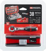 FACOM RL.NANO-U2 doppenset 1/4" 1/4", 12-punts inch-inch, Ophalen, Nieuw