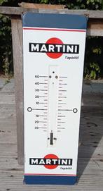 emaille reclamebord thermometer Martini ca 1960, Ophalen of Verzenden, Gebruikt, Reclamebord