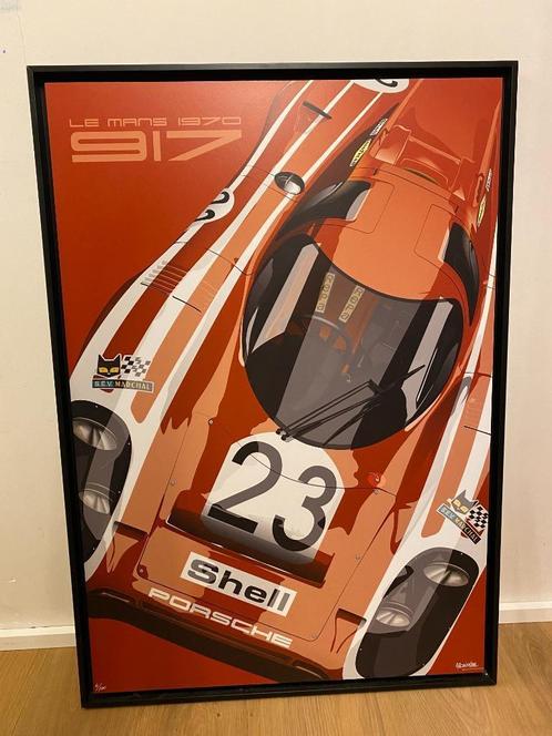 Porsche 917K Salzburg Le Mans 1970 #23, 100cm x 70 cm, Antiek en Kunst, Kunst | Schilderijen | Modern, Ophalen