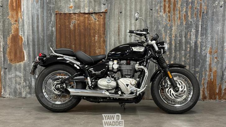 Triumph Speedmaster Jet Black- 2025 (btw motor), Motoren, Motoren | Triumph, Bedrijf, Chopper, meer dan 35 kW, 2 cilinders, Motorrijbewijs A