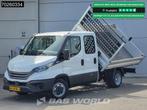 Iveco Daily 35C21 3-Zijdige Kipper Dubbel Cabine 210PK 3.0L, Auto's, Bestelwagens en Lichte vracht, Stof, Euro 6, Iveco, Bedrijf