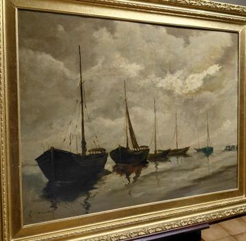 Mooie groot schilderij  beschikbaar voor biedingen