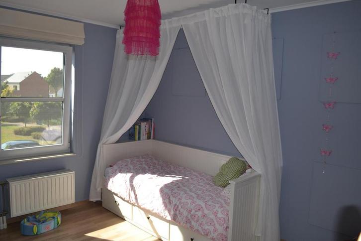 Meuk wit Hemnes Ikea bed, Huis en Inrichting, Slaapkamer | Bedden, Gebruikt, Eenpersoons, 80 cm, 200 cm, Hout, Wit, Ophalen