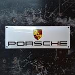 Emaille Schild PORSCHE Dealer Reclamebord Plaque Logo Wapen, Verzamelen, Merken en Reclamevoorwerpen, Verzenden, Reclamebord