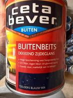 Cetabever dekkende beits gelders blauw 0,75liter, Ophalen of Verzenden, Nieuw